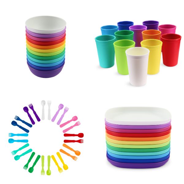 Re-Play | Big Kid Collection - 12 Piece Rainbow Set