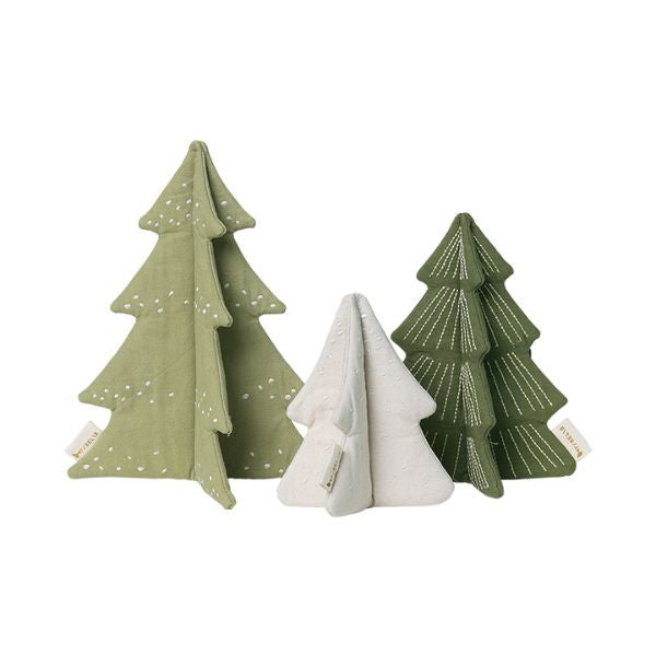 Fabelab | Embroidered Christmas Tree (3 Pack) - Alex and Moo