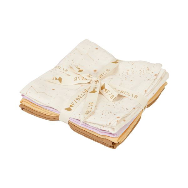 Fabelab | Muslin Wraps - 4 pack - Alex and Moo