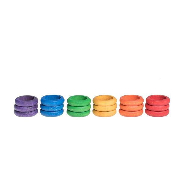 Grapat | 18 Rings in 6 Colours - Alex and Moo