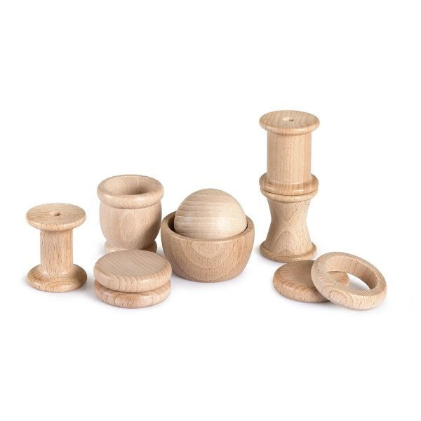 Grapat | Treasure Basket with 10 Natural Elements - Alex and Moo