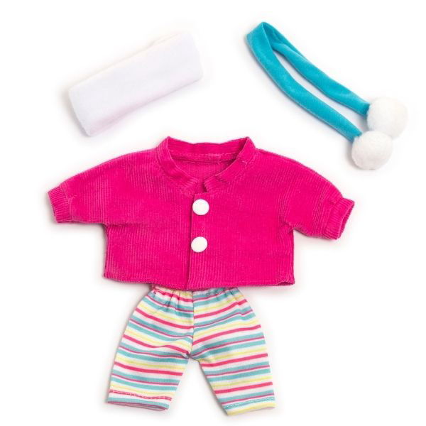 Miniland | 21cm Doll Clothing - Winter Jacket Set - Alex and Moo
