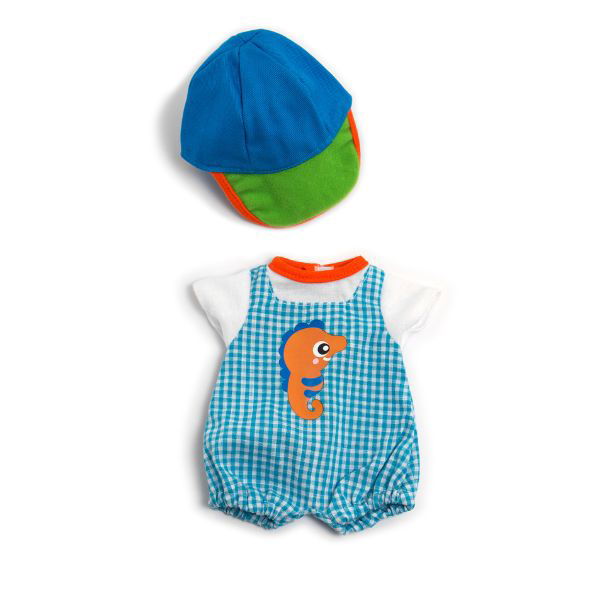 Miniland | 32cm Doll Clothing - Light Romper Set - Alex and Moo