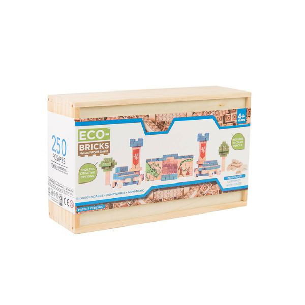 Once Kids | Eco-bricks - 250 Pieces - Alex and Moo
