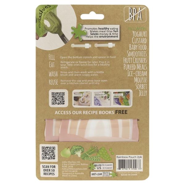 Little Mashies | Reusable Food Pouches (2 pack)