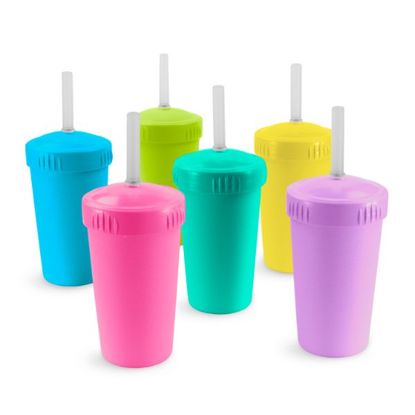 Re-Play | Straw Cup with NEW No Pull-Out Straws (6 Pack)