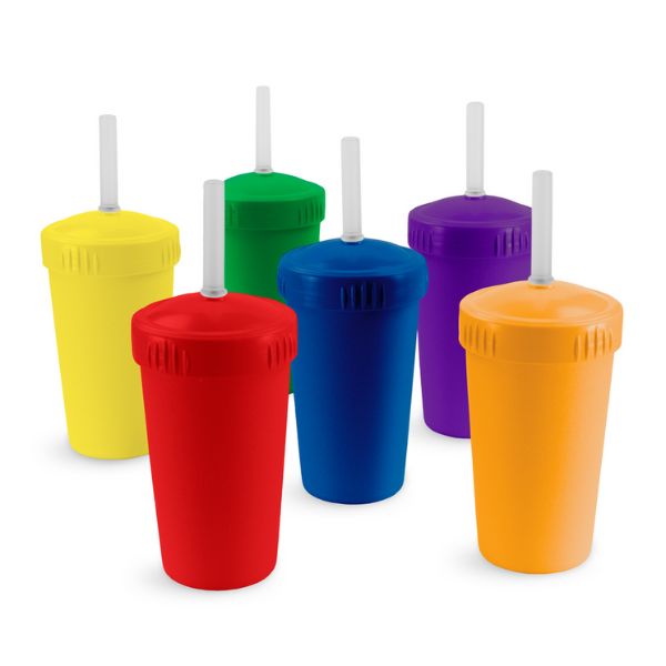 Re-Play | Straw Cup with NEW No Pull-Out Straws (6 Pack)