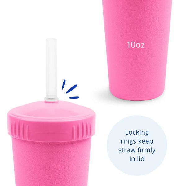 Re-Play | Straw Cup with NEW No Pull-Out Straws (6 Pack)