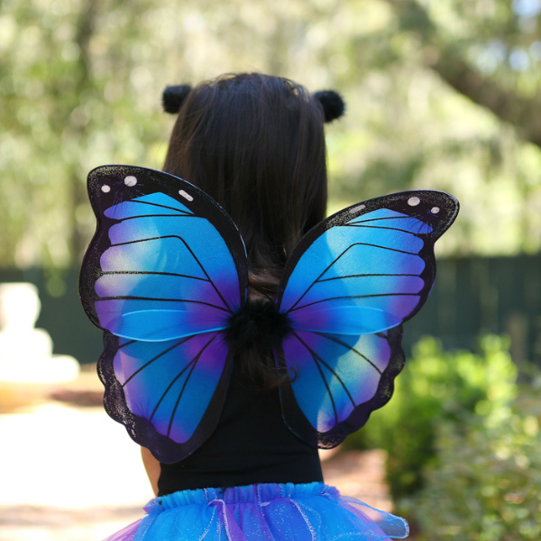 Great Pretenders | Midnight Butterfly Tutu with Wings & Headband - Size 4-6