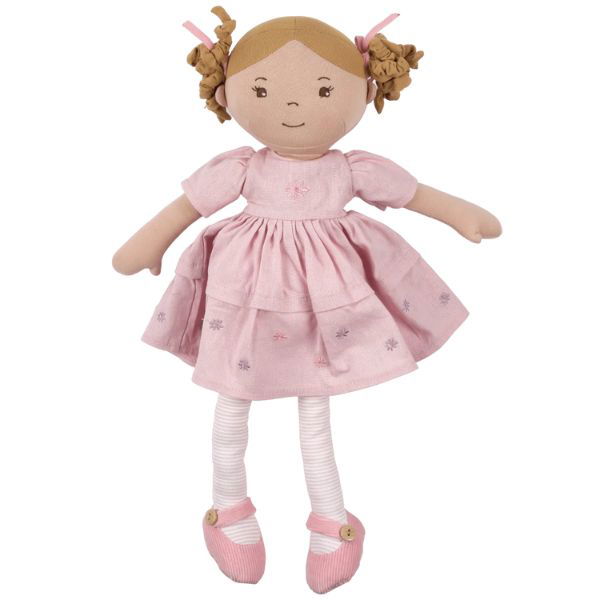 Bonikka | Linen Doll with Brown Hair - Amelia - Alex and Moo