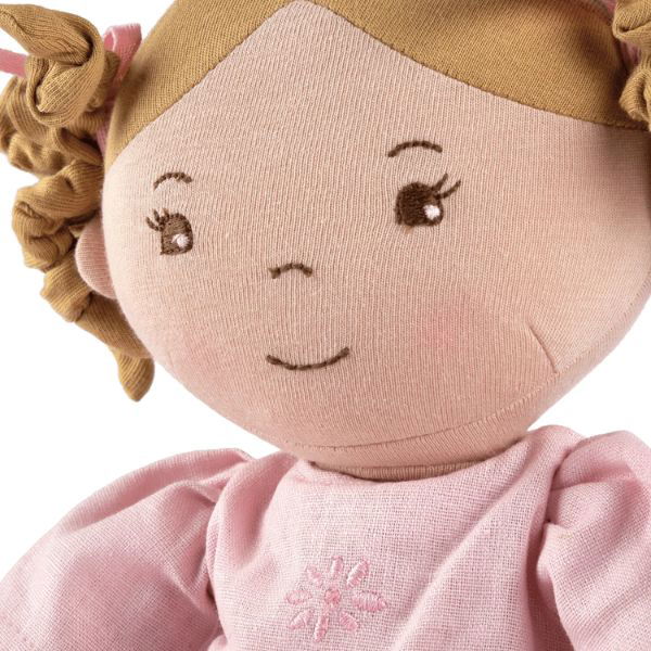 Bonikka | Linen Doll with Brown Hair - Amelia - Alex and Moo