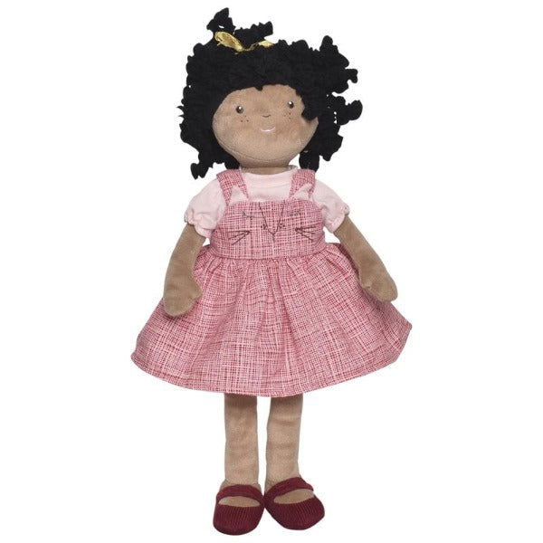 Bonikka | Soft Doll with Black Hair - Madison - Alex and Moo