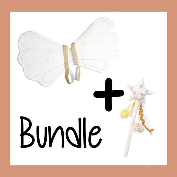 Fabelab | Rainbow Wings and Wand Bundle - Alex and Moo