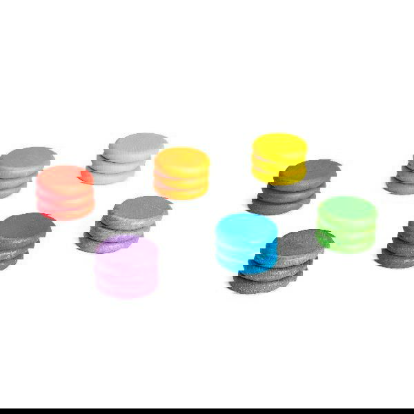 Grapat | 18 Coins in 6 Colours - Alex and Moo
