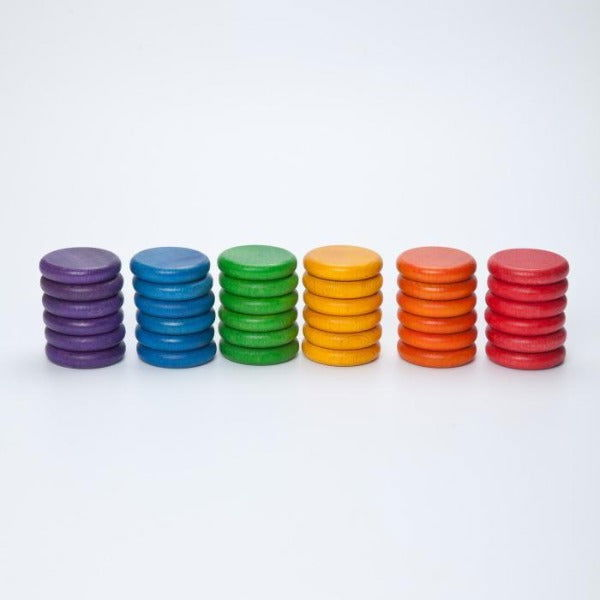 Grapat | 36 Coins in 6 Colours - Alex and Moo