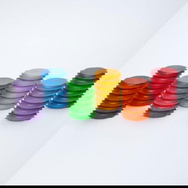 Grapat | 36 Coins in 6 Colours - Alex and Moo