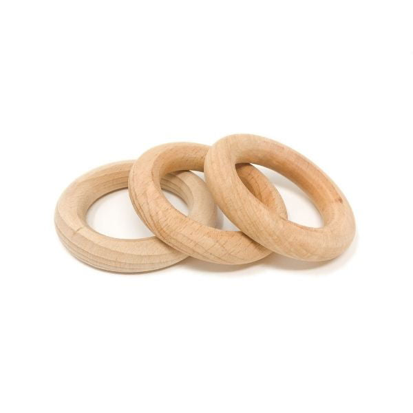 Grapat | 3 Hoops in Natural Wood - Alex and Moo