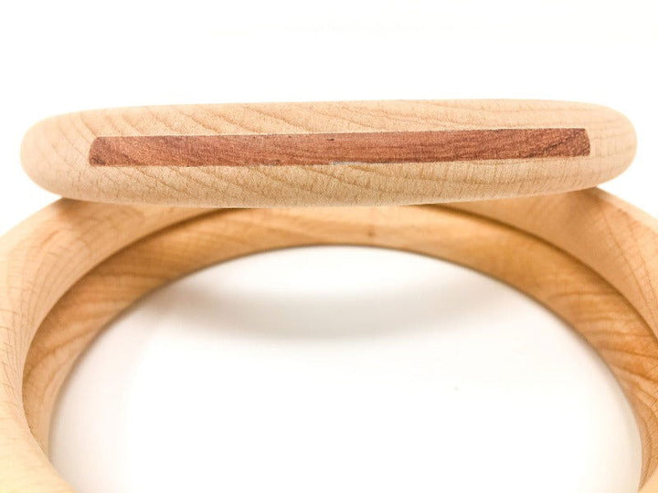 Grapat | 3 Hoops in Natural Wood - Alex and Moo