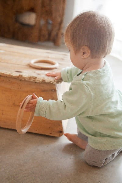 Grapat | 3 Hoops in Natural Wood - Alex and Moo