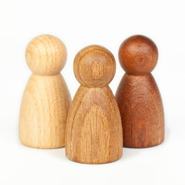 Grapat | 3 Nins in Different Coloured Wood - Alex and Moo