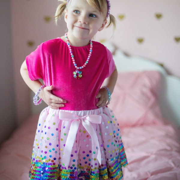 Great Pretenders | Party Fun Sequin Skirt - Size 4-6 - Alex and Moo