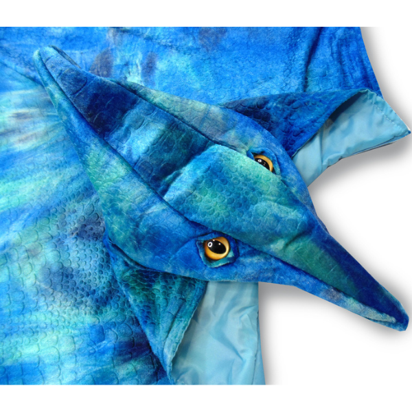 Great Pretenders | Pterodactyl Hooded Cape - Size 4-5 - Alex and Moo