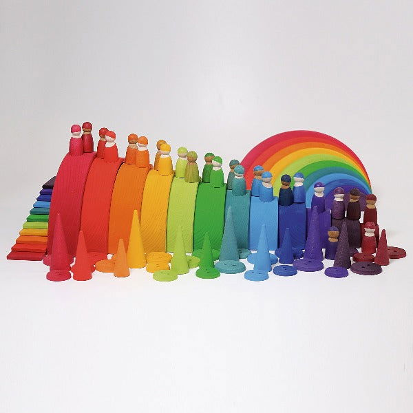 Grimm's | Forest (12 Pieces) - Rainbow - Alex and Moo