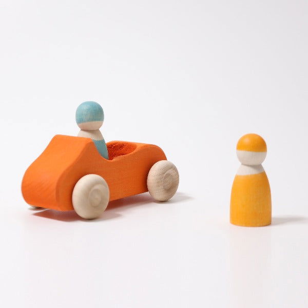 Grimm's | Large Convertible - Orange - Alex and Moo