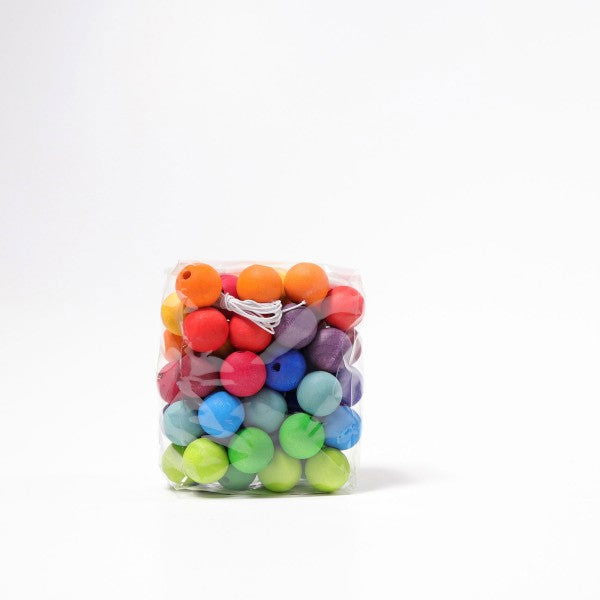 Grimm's | Wooden Beads - 20mm - Alex and Moo