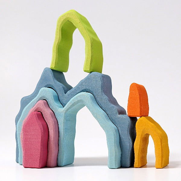 Grimm's | Wooden Stacker - Cave Arch - Alex and Moo