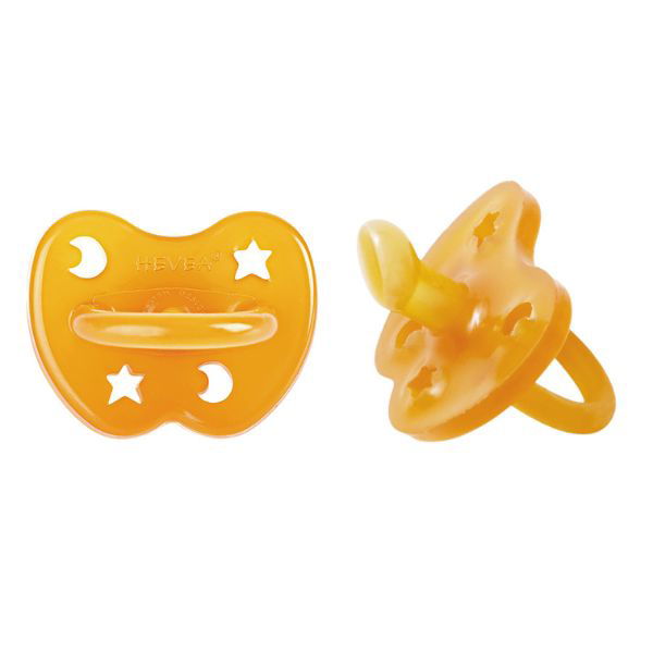 Hevea | 2-Pack Natural Rubber Classic Pacifier - Orthodontic