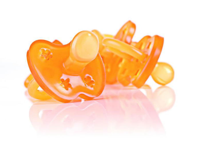 Hevea | 2-Pack Natural Rubber Classic Pacifier - Round - Alex and Moo