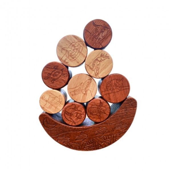In-Wood | Australian Flora & Fauna Balancing Toy - Alex and Moo