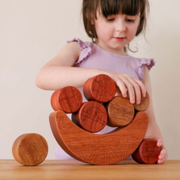 In-Wood | Australian Flora & Fauna Balancing Toy - Alex and Moo