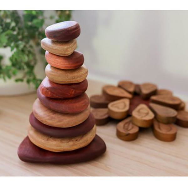 In-Wood | Stacking Stones - Alex and Moo