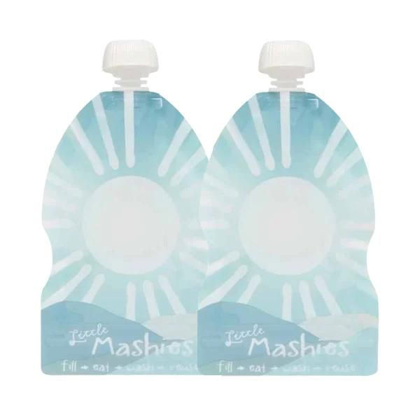 Little Mashies | Reusable Food Pouches (2 pack) - Alex and Moo