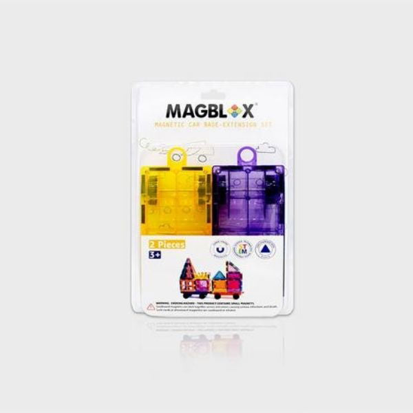 Magblox | Twin Car Set - Alex and Moo