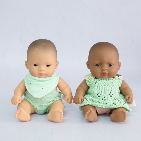 Miniland | 21cm Doll Clothing - Forest Set - Alex and Moo