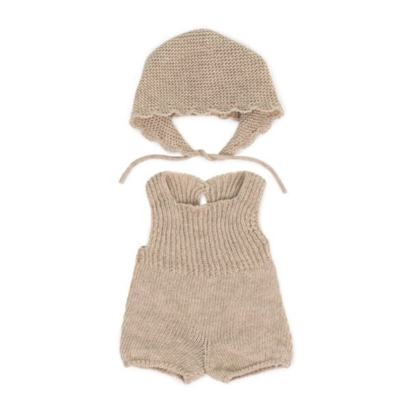 Miniland | 38cm Eco Knitted Doll Clothing Set - Alex and Moo