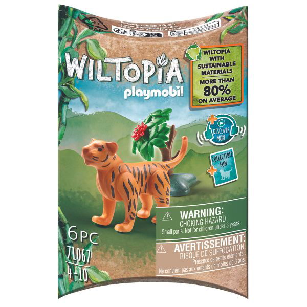Playmobil | Wiltopia - Young Tiger - Alex and Moo