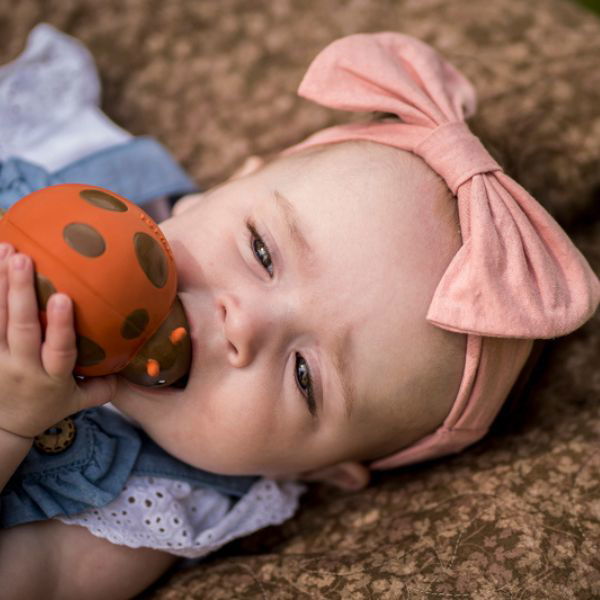 Tikiri | My 1st Garden Friends Natural Teether/Rattle - Alex and Moo