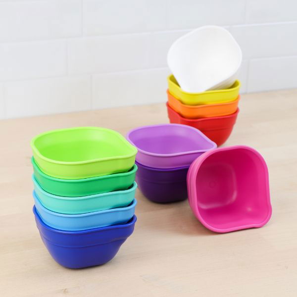 Re-Play | Dip 'n' Pour Bowls - Rainbow Set (12 Pack) - Alex and Moo