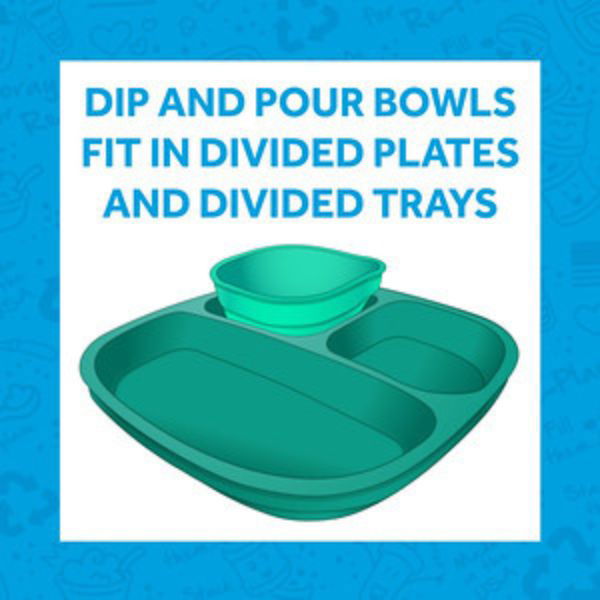 Re-Play | Dip 'n' Pour Bowls - Rainbow Set (12 Pack) - Alex and Moo