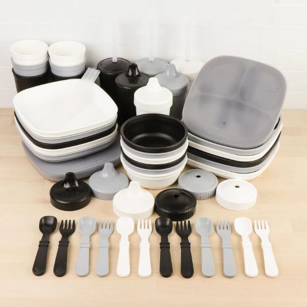 Re-Play | Kid's Tableware Collection (68 Pieces) - Alex and Moo