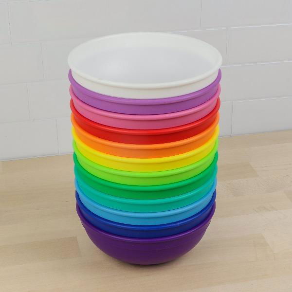 Re-Play | Large Bowl - Rainbow Set (12 Pack) - Alex and Moo