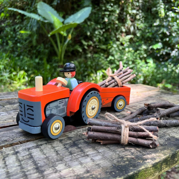 Tender Leaf Toys | Farmyard Tractor