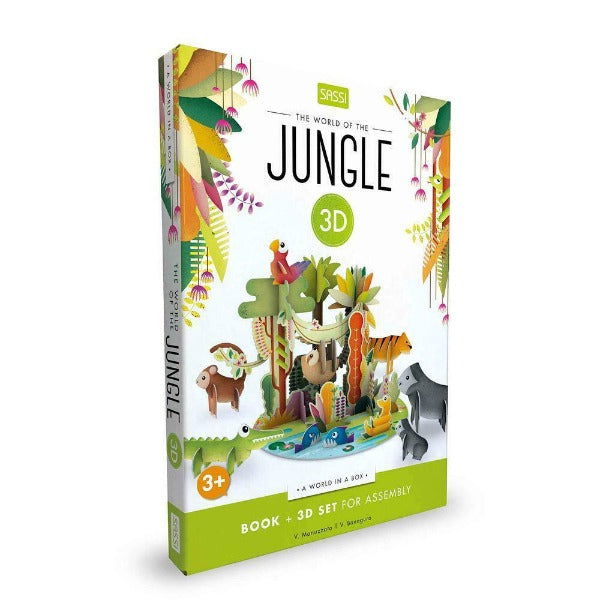 Sassi | 3D Model & Book Set - The World of the Jungle - Alex and Moo