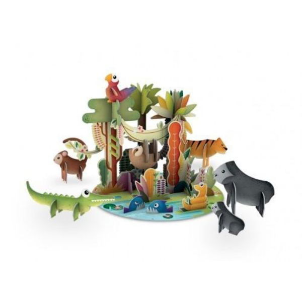 Sassi | 3D Model & Book Set - The World of the Jungle - Alex and Moo