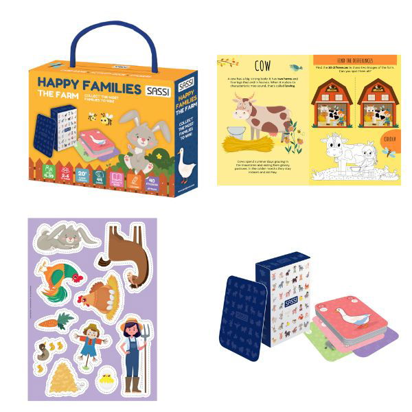 Sassi | Happy Families Game - Alex and Moo