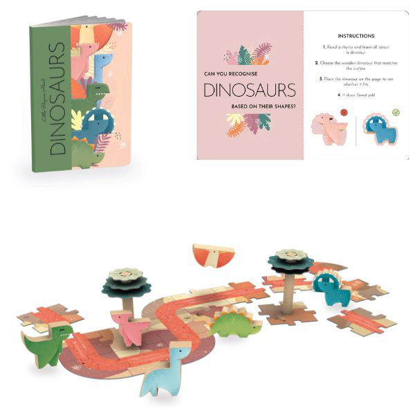 Sassi |  Puzzle Book & Wooden Toy Set (40pcs) - Alex and Moo